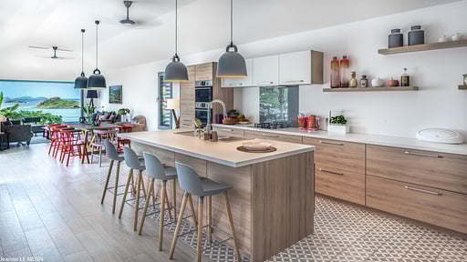 Villa Pink Flamingo Kitchen