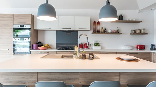 Villa Pink Flamingo Kitchen