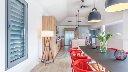 Villa Pink Flamingo Dining area