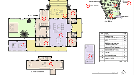 Villa Pointe Sud Floor plan