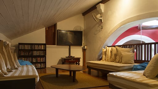 Villa Pointe Sud Media room