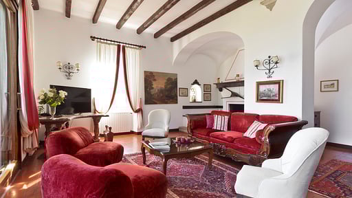 Villa Poletti Wohnbereich