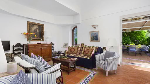 Villa Polifemo Living room