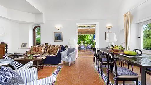 Villa Polifemo Living room