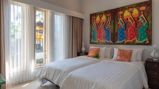 Villa Pondok Maica Schlafzimmer 1