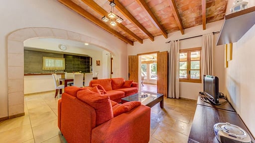 Villa Pontarro Woonkamer