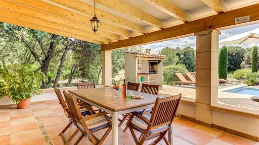 Villa Pontarro Eethoek