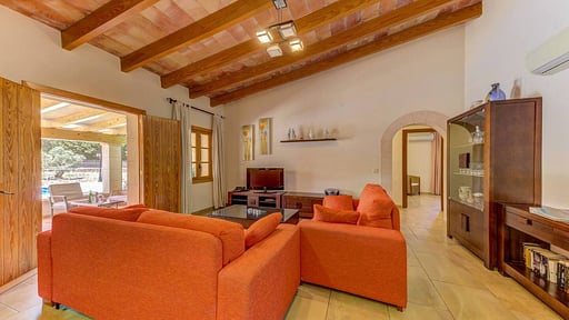 Villa Pontarro Woonkamer