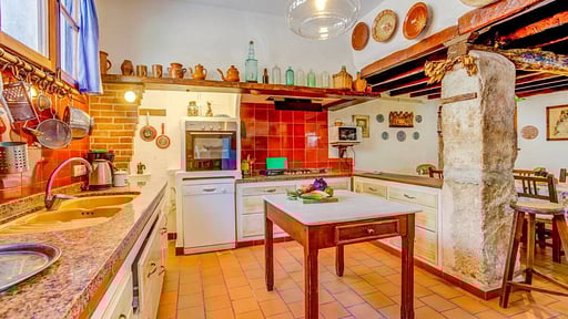 Villa Pontico Aina Kitchen