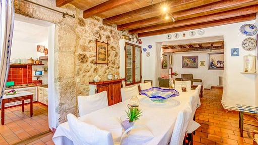 Villa Pontico Aina Dining area