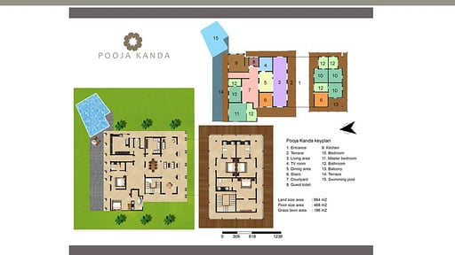 Villa Pooja Kanda Floor plan