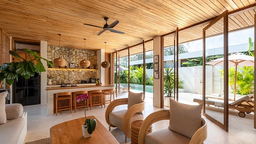Villa Poppy Uluwatu Living room