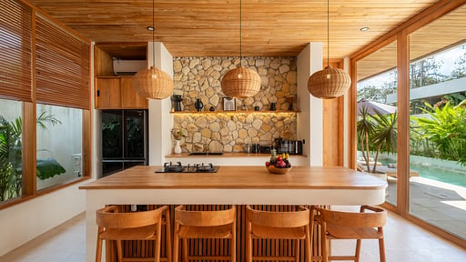 Villa Poppy Uluwatu Dining area