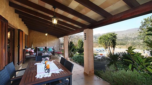 Villa Porqueres Terrace/Veranda