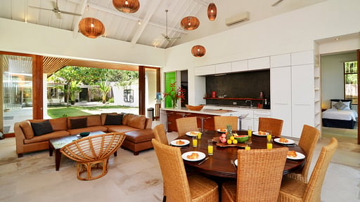 Villa Pulau Zona pranzo