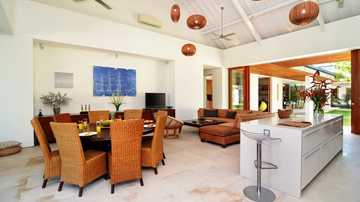 Villa Pulau Zona pranzo