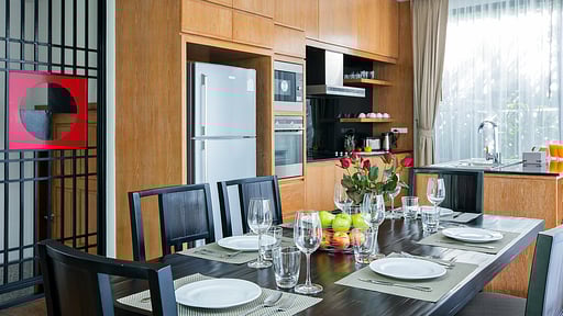 Villa Pulau Zona pranzo