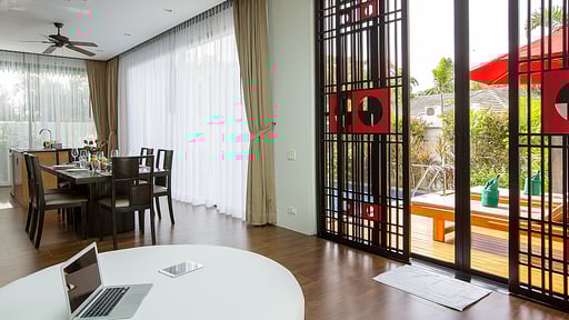 Villa Pulau Zona pranzo