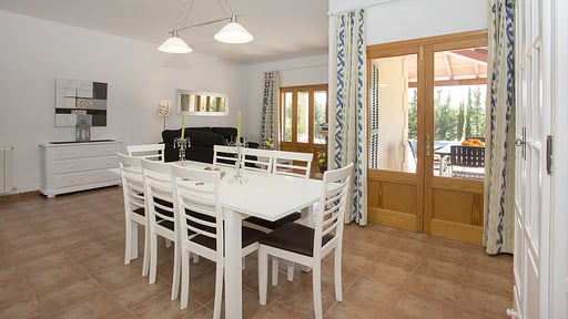 Villa Punta Colet Обеденная зона