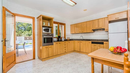 Villa Punta des Port Trece Кухня