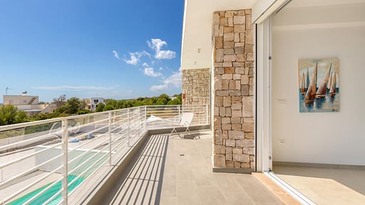 Villa Punta Ristola Terrasse/Veranda