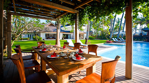 Villa Puri Nirwana Dining area