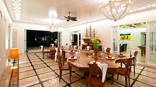 Villa Puri Nirwana Dining area
