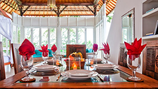 Villa Puri Nirwana Dining area