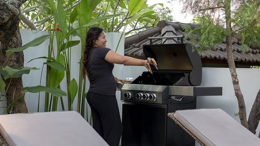 Villa Puri Pura BBQ equipment