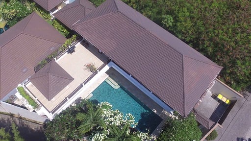 Villa Puri Temple Drone pictures