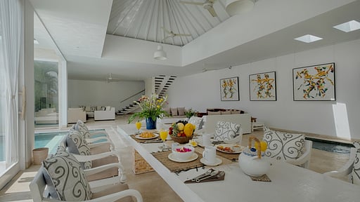 Villa Putih 1 Dining area