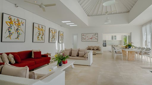 Villa Putih 1 Living room