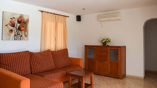 Villa Qoueta Woonkamer