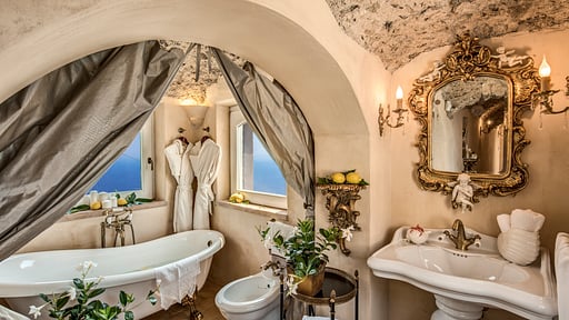 Villa Raffone Schlafzimmer 1