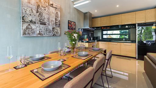 Villa Rambutan Dining area