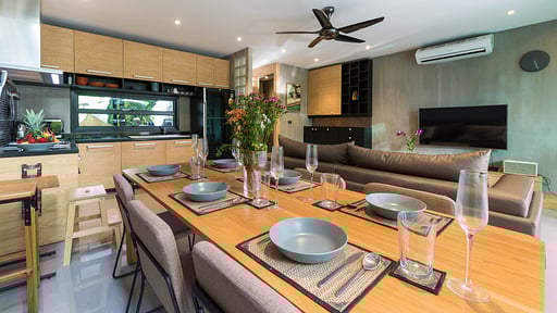 Villa Rambutan Dining area