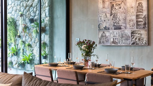 Villa Rambutan Dining area