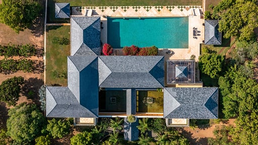 Villa Ranawara Drone foto's