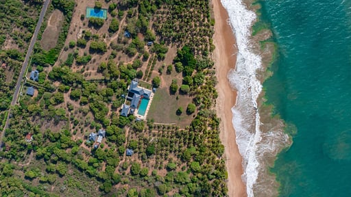 Villa Ranawara Drone foto's