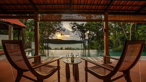 Villa Raya Terrasse/Veranda