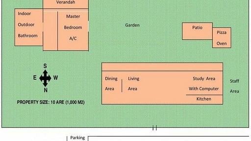 Villa Red Palms Floor plan