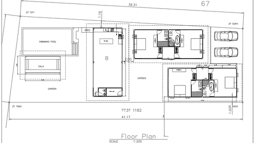 Villa Red Floor plan