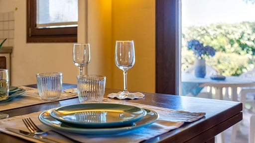 Villa Regina Dining area