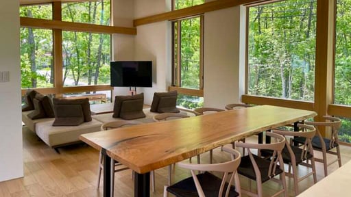 Villa Rindo Dining area