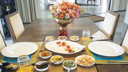 Villa Ronnaduwa Dining area 1