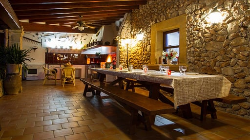 Villa Ros Gran Zona de comedor