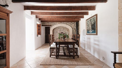 Villa Rosca Dining area