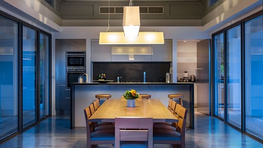 Villa Rose Dining area