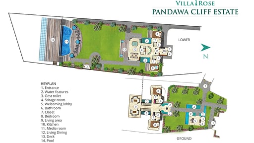 Villa Rose Floor plan