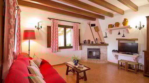 Villa Rosso Corsa Living room